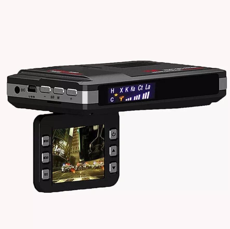 DVR-радіолокатор-детектор RD + DVR 2 в 1 антиполіці HD 1080p 2,4-дюймовий відеокамера від компанії Магазин "Astoria-gold" - фото 1