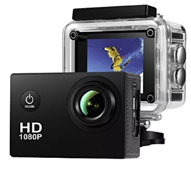 Екшн камера АТ-J102 120D 12MP 30M Wi-Fi Action Sport Camera Водонепроникний 1080p від компанії Магазин "Astoria-gold" - фото 1