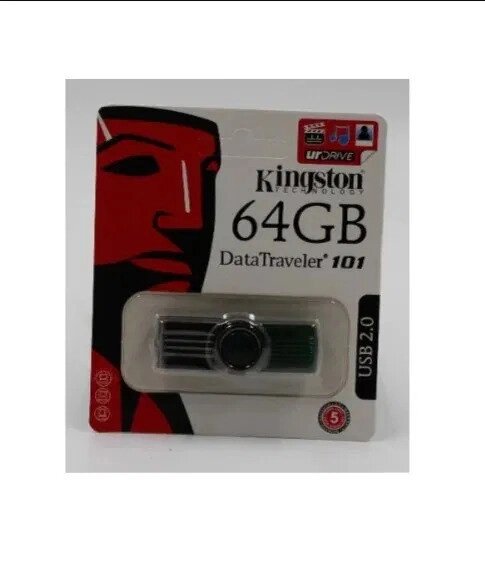 Флешка USB Kingston Flash Card 64 GB USB 2.0 від компанії Магазин "Astoria-gold" - фото 1