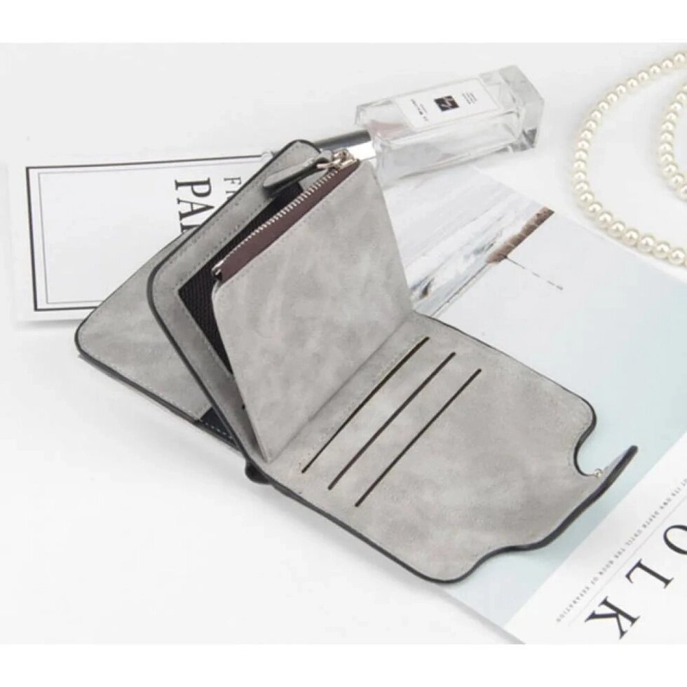 Гаманець для дівчат Жіночий гаманець Baellerry Mini сірий від компанії Магазин "Astoria-gold" - фото 1