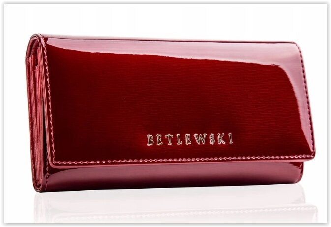 Гаманець жіночий натуральна шкіра бренд Betlewski Лак захист RFID Польща від компанії Магазин "Astoria-gold" - фото 1