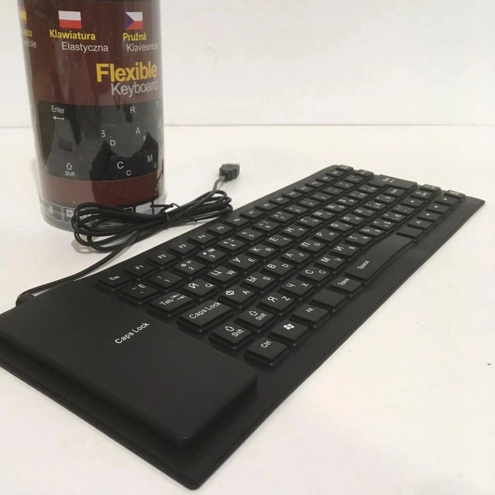 Гнучка силіконова клавіатура Flexible Keyboard X3 від компанії Магазин "Astoria-gold" - фото 1