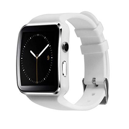Годинники Smart Watch Phone X6 білі слоти під Сім карта + флешка від компанії Магазин "Astoria-gold" - фото 1