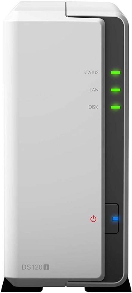 Хмарне сховище Synology DS120j NAS DiskStation з 1 відсіком (бездисковий), 512 МБ DDR3L від компанії Магазин "Astoria-gold" - фото 1