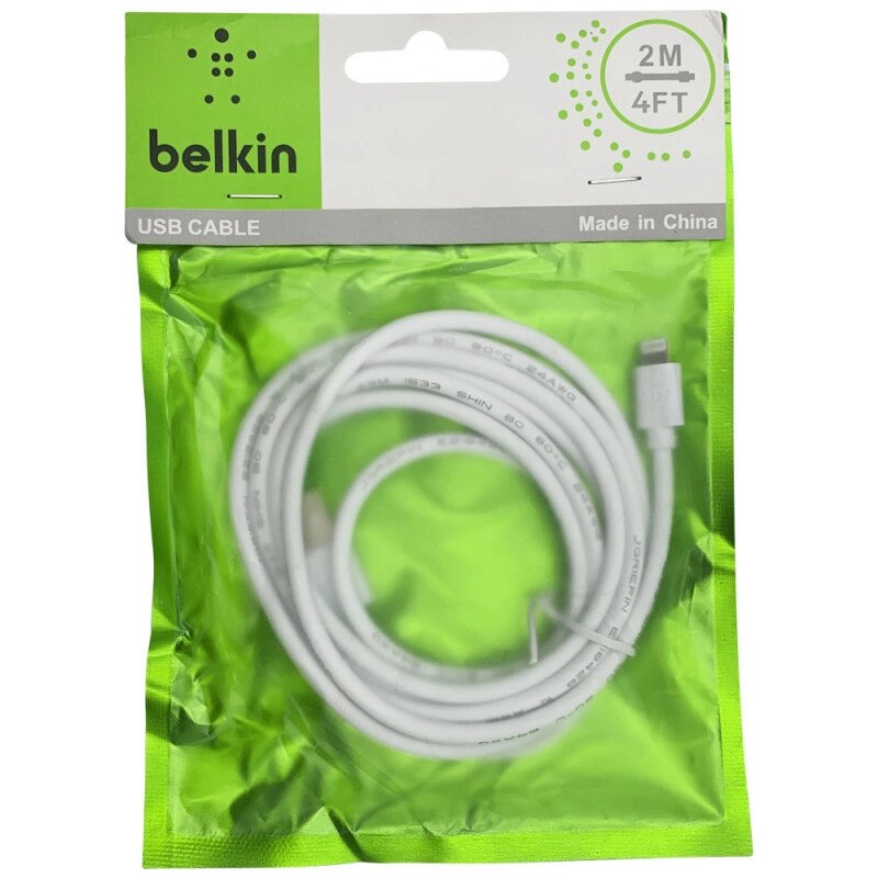 Кабель BELKIIN iphone USB — Lightning заряджання та передавання даних 2 м від компанії Магазин "Astoria-gold" - фото 1