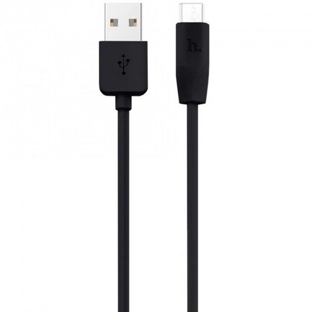 Кабель USB micro USB HOCO X1 Rapid чорний Якість! від компанії Магазин "Astoria-gold" - фото 1
