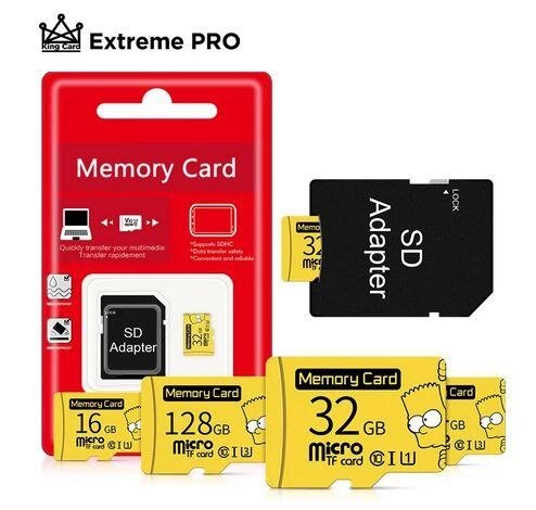 Картка пам'яті 32 ГБ microsd клас 10 з адаптером Memory Card від компанії Магазин "Astoria-gold" - фото 1