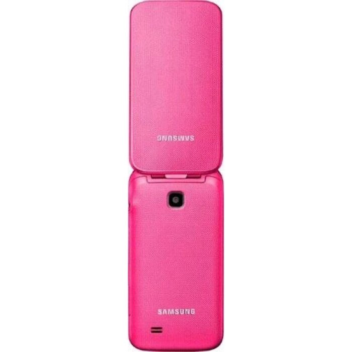 Кнопковий телефон розкладачка Samsung  C3520 GSM 2G з великими кнопками FM-радио 800 Мач рожевий від компанії Магазин "Astoria-gold" - фото 1