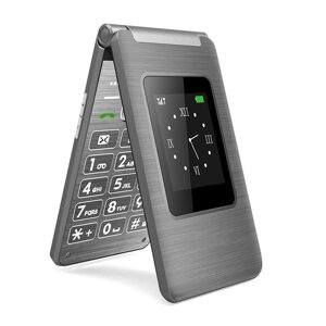 Кнопковий телефон розкладачка YINGTAI T39D 2,8 дюймовий двома SIM-картками 2 екрана 800mAh