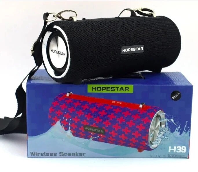 Колонка Bluetooth H39 Hopestar, Недорогий портативний стовпчик з мікрофоном, USB та карткою пам'яті від компанії Магазин "Astoria-gold" - фото 1