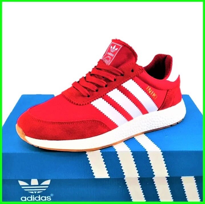 Кросівки Adidas Iniki Runner Boost Червоні Жіночі Адідас (розміри: 37,38,39,40) Відео Огляд від компанії Магазин "Astoria-gold" - фото 1