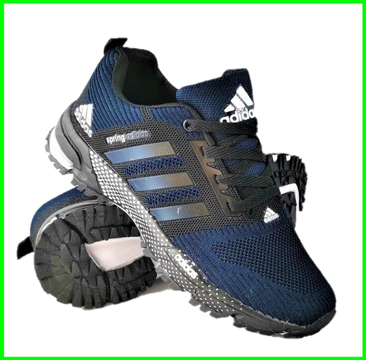 Кросівки Adidas Spring Сині Чоловічі Адідас (розміри: 41,43,45,46) Відео Огляд від компанії Магазин "Astoria-gold" - фото 1