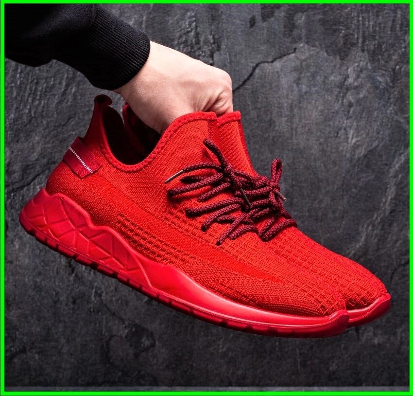 Кросівки Чоловічі Червоні Тканинні Boost Пінка (розміри: 44) - 62-6 від компанії Магазин "Astoria-gold" - фото 1