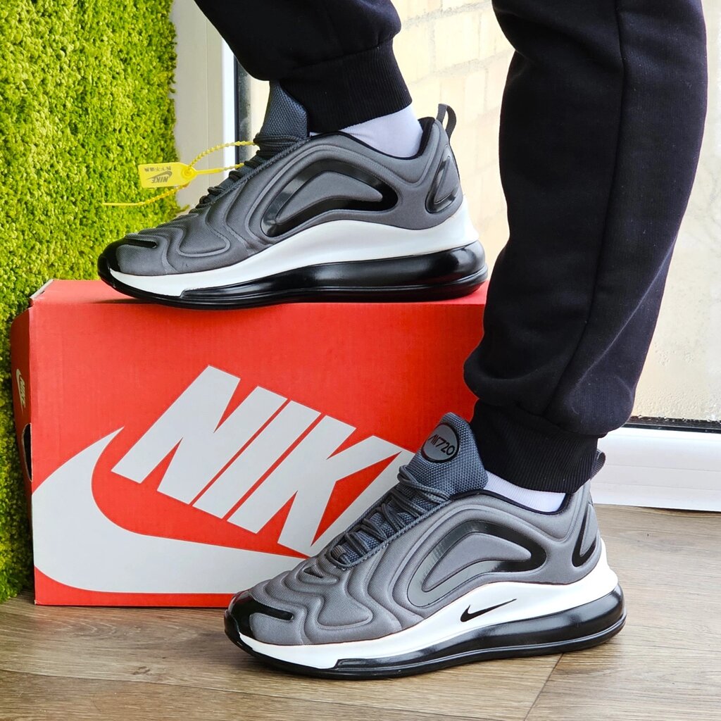 Кросівки N! ke Air Max 720 Сірі Жіночі Найки (розміри: 36,37,38,39,40,41) Відеовідвідвід від компанії Магазин "Astoria-gold" - фото 1