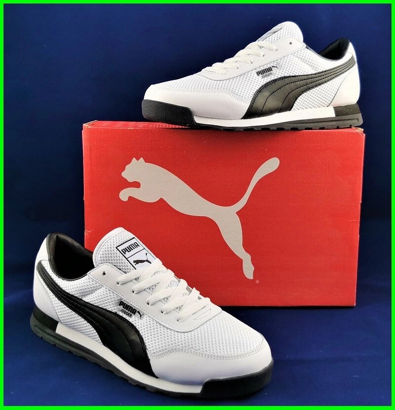 Кросівки Puma Jogger Чоловічі Білі Шкіряні Пума (розміри: 44,46) Відео Огляд від компанії Магазин "Astoria-gold" - фото 1
