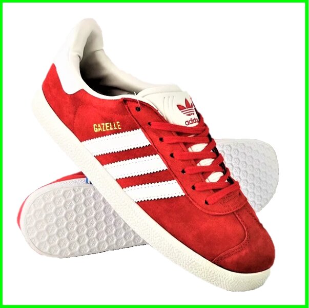 adidas gazelle mens red