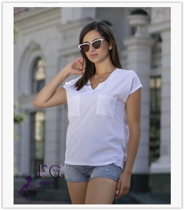 Літня жіноча блузка "Kriss" 6 кольорів від компанії Магазин "Astoria-gold" - фото 1