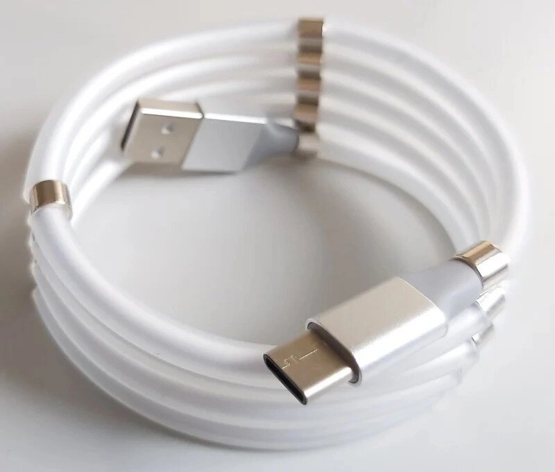 Магнітний кабель для зарядки і передачі даних 3 в 1 micro\lightning\type-c від компанії Магазин "Astoria-gold" - фото 1