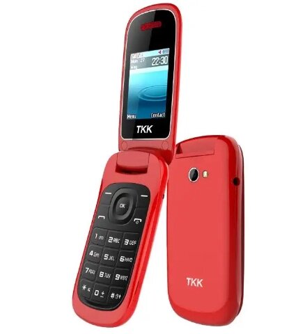 Мобільний фліп-телефон ТКК 1272 1,77 дюймів 32 МБ+32МБ 500 мА·год від компанії Магазин "Astoria-gold" - фото 1