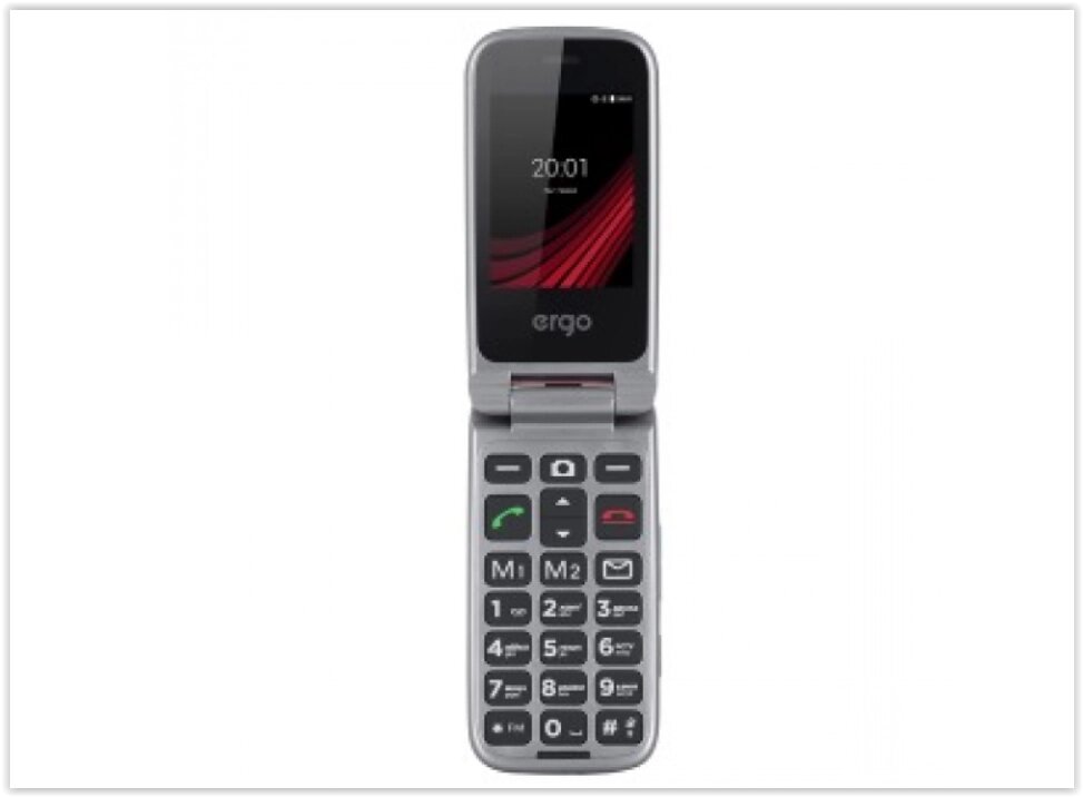 Мобільний телефон Ergo F2412 Signal Dual Sim Red від компанії Магазин "Astoria-gold" - фото 1