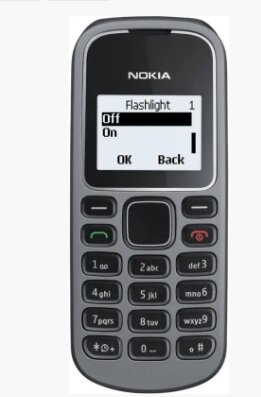 Мобільний телефон Nokia 1280 сірий кнопковий УЦЕНКА! від компанії Магазин "Astoria-gold" - фото 1