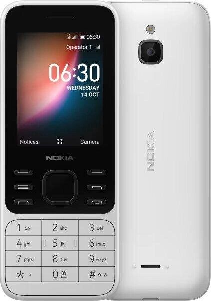 Мобільний телефон NOKIA 6300 2 SIM 2 Мп білий від компанії Магазин "Astoria-gold" - фото 1