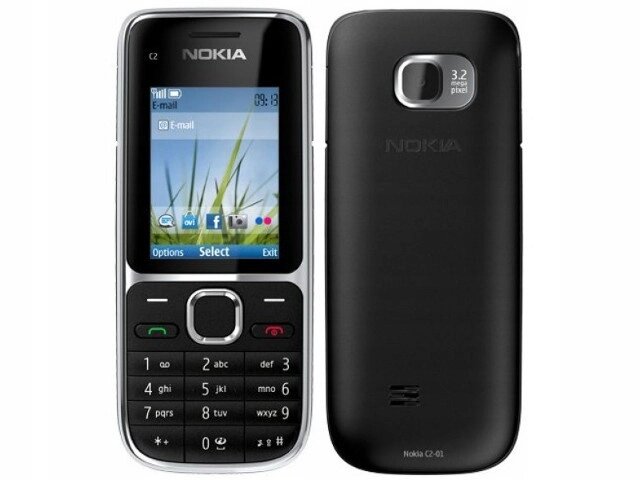 Мобільний телефон Nokia C2-01 1200 Мач чорний від компанії Магазин "Astoria-gold" - фото 1