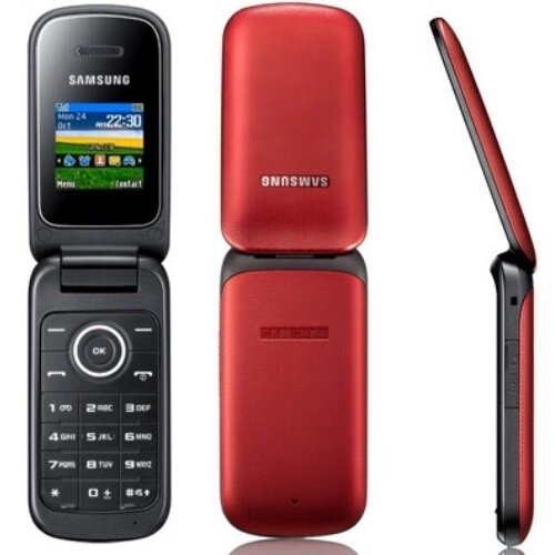 Мобільний телефон розкладачка Samsung E1190 червоний від компанії Магазин "Astoria-gold" - фото 1