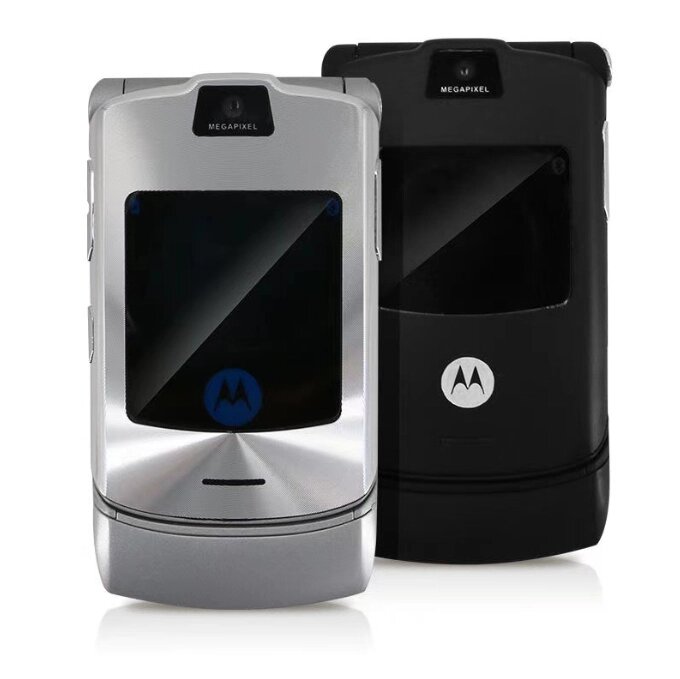 Мобільний телефон розкладачка V3c silver flip від компанії Магазин "Astoria-gold" - фото 1