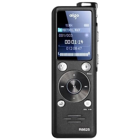 MP3-диктофон з великими кнопками і ЖК-екраном Patriot R6625 + ПОДАРУНОК