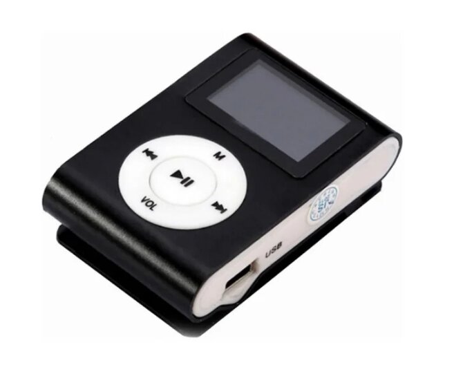 MP3 міні плеєр MX-801FM міні з екраном прищіпкою чорний повна комплектація від компанії Магазин "Astoria-gold" - фото 1