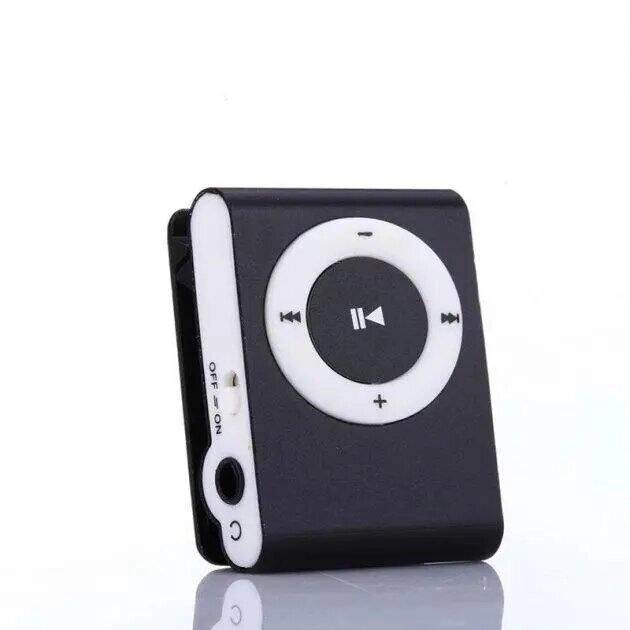 MP3 мініплеєр MX-801FM міні з прищіпкою чорний від компанії Магазин "Astoria-gold" - фото 1