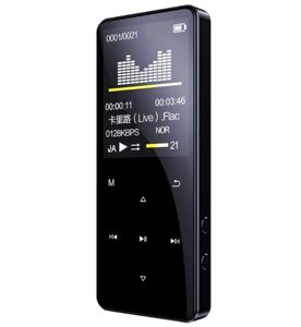 MP3-плеєр Mrobo M11 Mini Walkman 1,8-дюймовий сенсорний єкран MP3, WMA, WAV, OGG, APE 250 мА·год с функцией запоминания