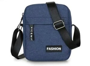Чоловіча сумка через плече Fashion Холщова сумка Синя чоловіча сумочка