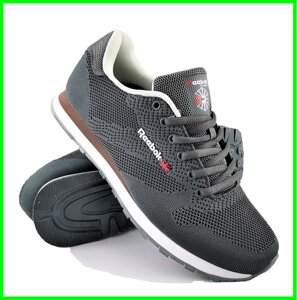 Чоловічі Кросівки Reebok Classic Сірі Рібок Класик (розміри: 41,42,43,44,45,46) Відео Огляд