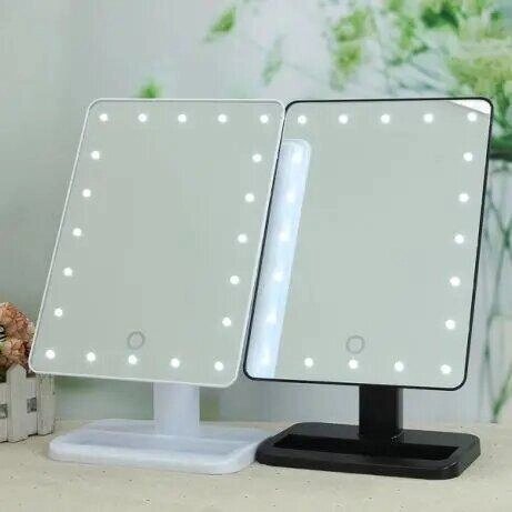Настільне квадратне дзеркало для макіяжу з підсвіткою LED Smart Touch Mirror від компанії Магазин "Astoria-gold" - фото 1