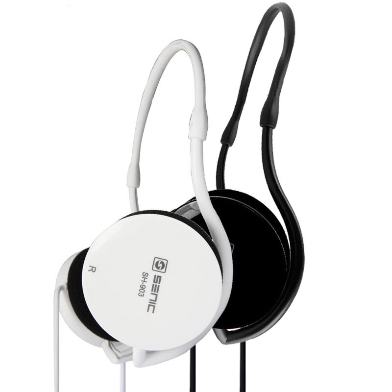 Навушники дротові Senicc Sh-903 стерео з мікрофоном білі від компанії Магазин "Astoria-gold" - фото 1