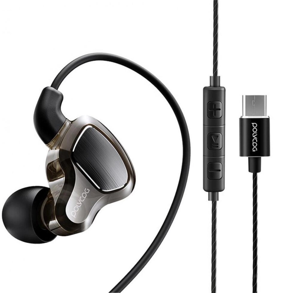 Навушники POLVCDG D6 PRO спортивні із шумозаглушенням HIFI від компанії Магазин "Astoria-gold" - фото 1