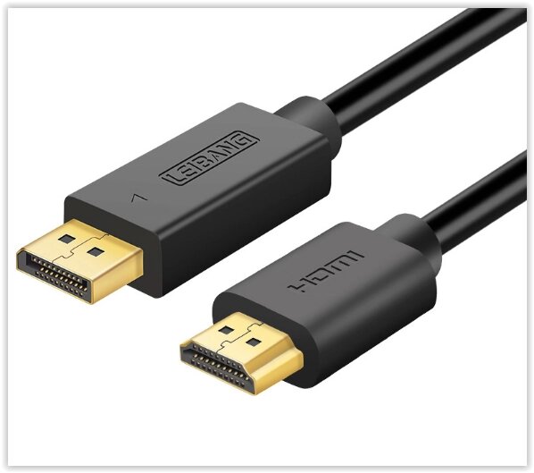 Перехідний кабель DP-HDMI Кабель 4K HD версії 1.2 DisplayPort-HDMI від компанії Магазин "Astoria-gold" - фото 1