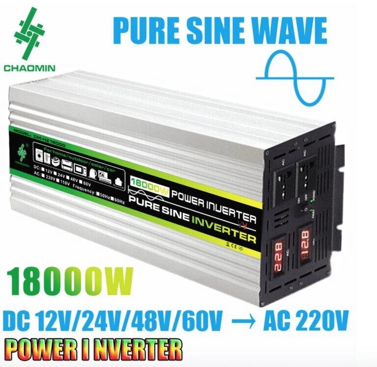 Перетворювач напруги інвертор 12/220V PH-RD чиста синусоїда 3000 W (пікова 18000w) від компанії Магазин "Astoria-gold" - фото 1