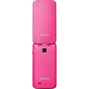 Кнопковий телефон розкладачка Samsung C3520 GSM 2G з великими кнопками FM-радио 800 Мач рожевий