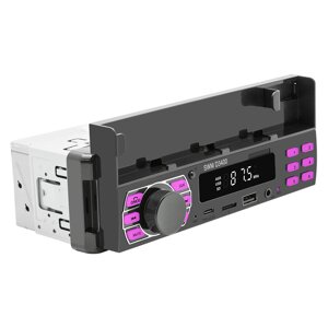 Автомагнітола Bluetooth 1 Din carplay MP3 плеєр A2DP Тип C USB TF Aux з кронштейном