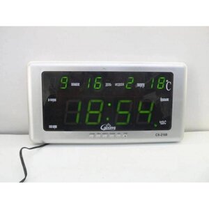 Монітор- годинник 2168 підсвічування температури від мережі 220В