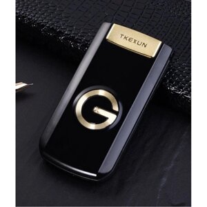 Мобільний телефон розкладачка кнопковий Tkexun G3 2.6" 2500mAh чорний (G9000)