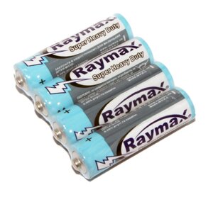 Батарейка R06 Raymax AA 1.5V пальчик сольова