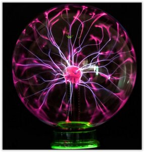 Настільна лампа-нічник плазмова куля Ball Magic 15см