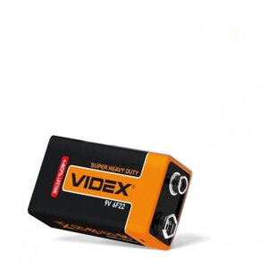 Батарейка сольова 9v крона Videx Super Heavy Dutty