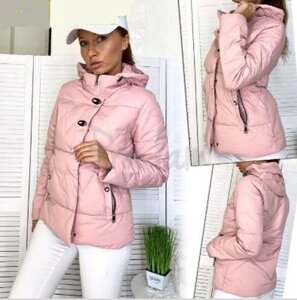 Куртка рожева жіноча осіння S. Xueqi 98500-2
