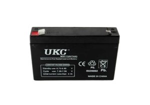 Акумулятор батарея UKC WST-7 6V 7Ah для мото та іншої техніки