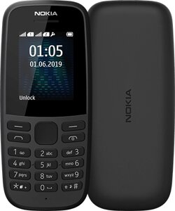 Мобільний телефон Nokia 105 2019 чорний